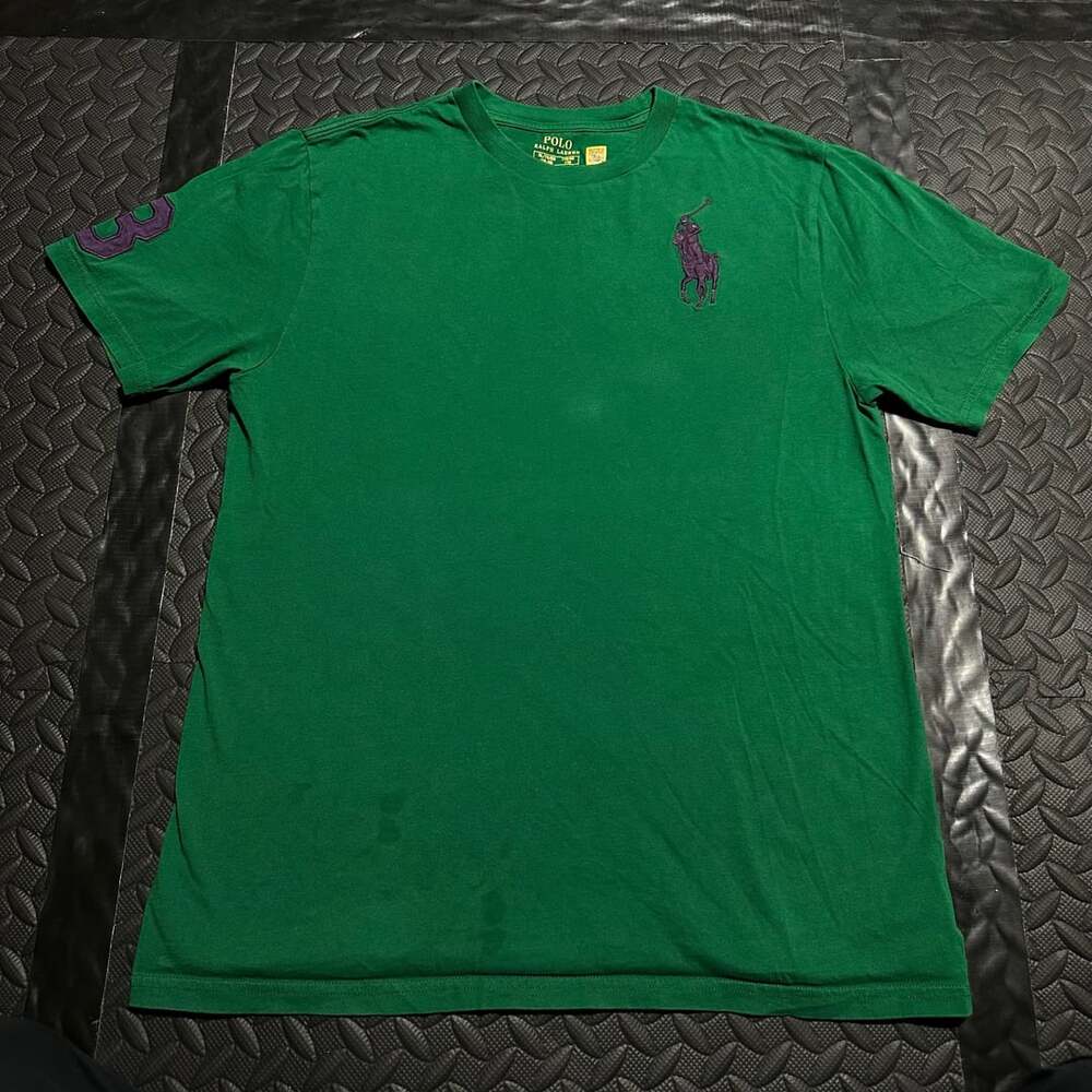 Polo Ralph Lauren Green Big Pony Short Sleeve Tee